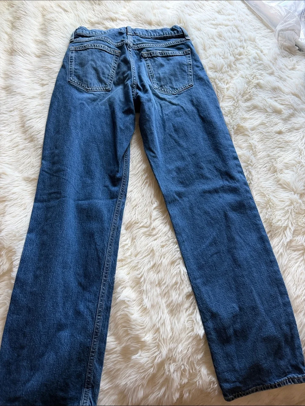 Classic Wide-Leg girls  Jeans in Dark Blue